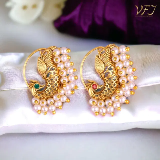 Alloy Nath Nosepins for Women, Pack of 2 (Multicolor)