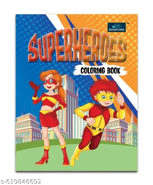 Super Heroes Coloring Book for Kids