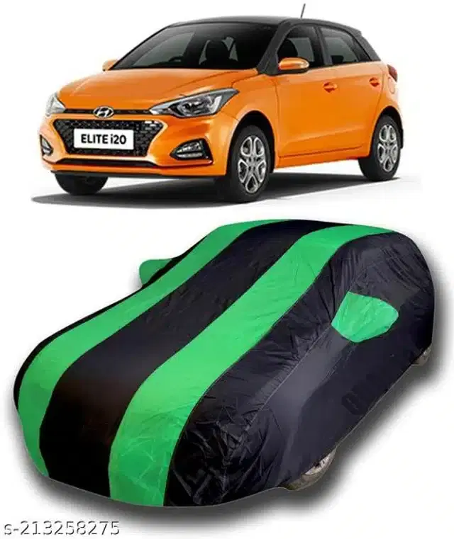 Taffeta Waterproof Car Cover for Hyundai Elite i20, Multicolor