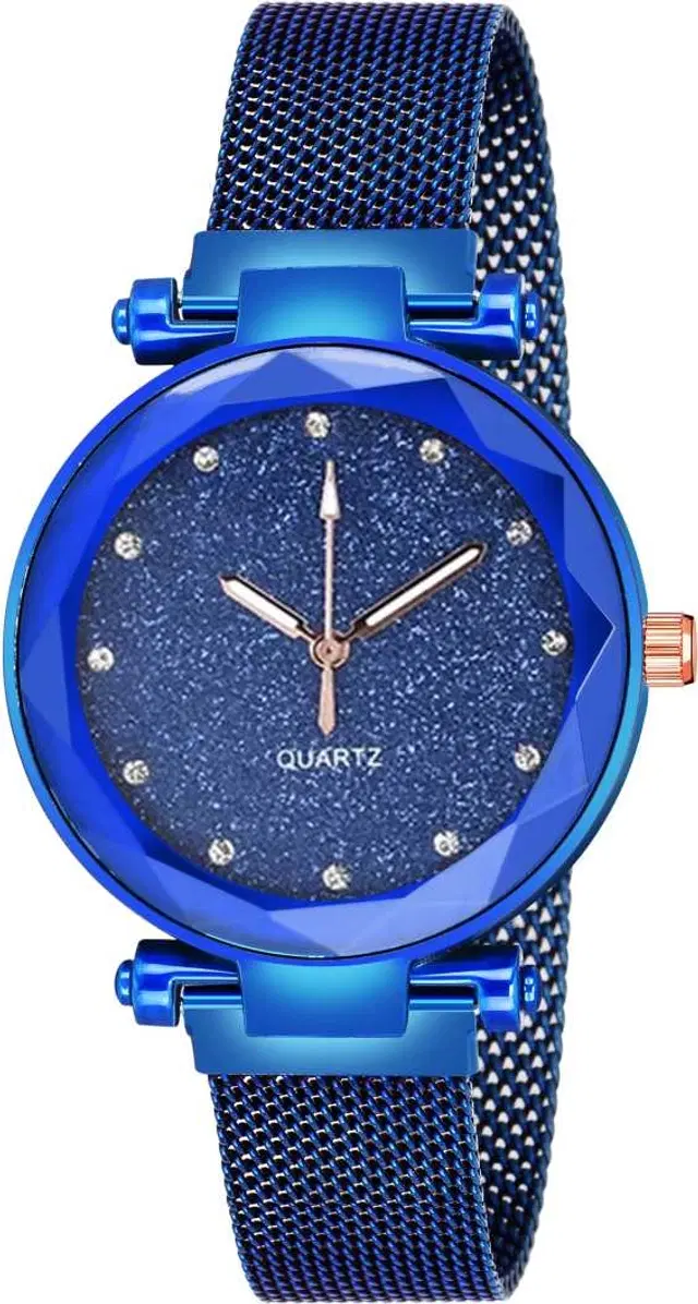 Metal Strap Analog Watch for Women & Girls (Multicolor)