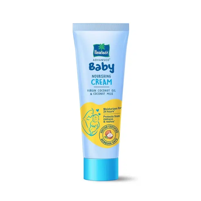 Parachute Advansed Baby Nourishing Cream Enriched with Virgin Coconut Oil & Coconut Milk , 100 g