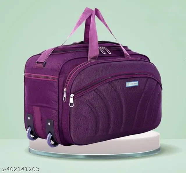 Polyester Duffel Bags, Purple