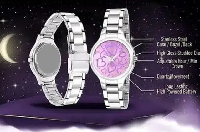 Analog Watches for Women (Purple)