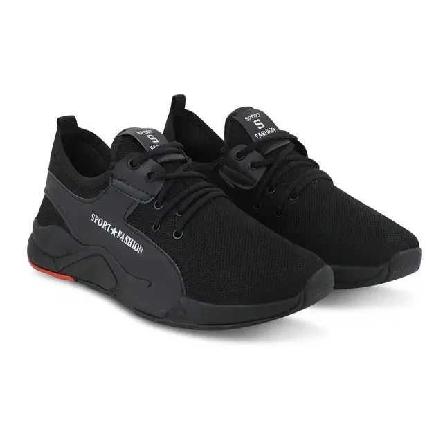 Stylish Running Shoes for Men, SF Black (8)