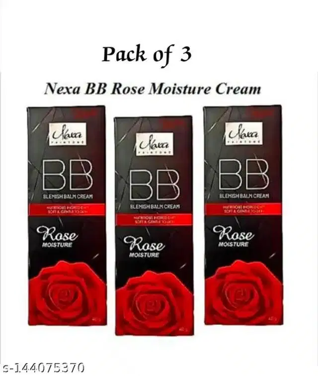 Nexa Rose BB Cream, 40 g, Pack of 3