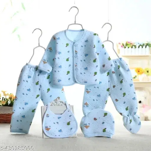Microfiber Rompers for Kids (Multicolor, 0-3 Months)