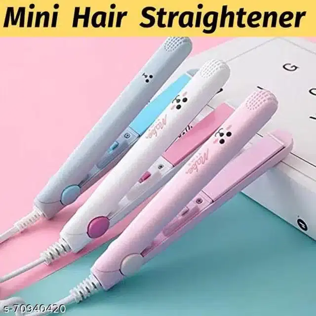 Plastic Hair Straightener, Assorted, Pack of 1