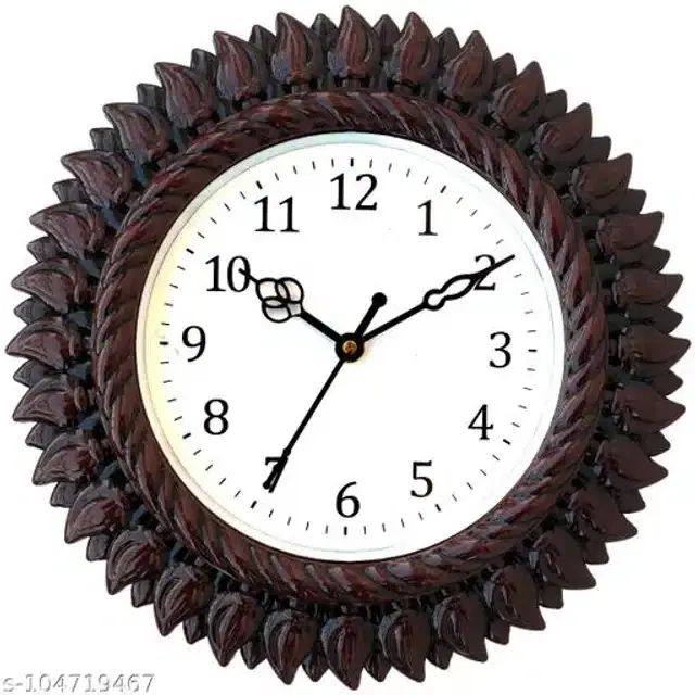 Plastic Wall Clock, Multicolor