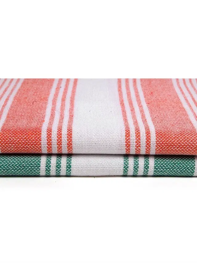 Cotton High Absorbent Bath Towels, Multicolor, Pack of 2