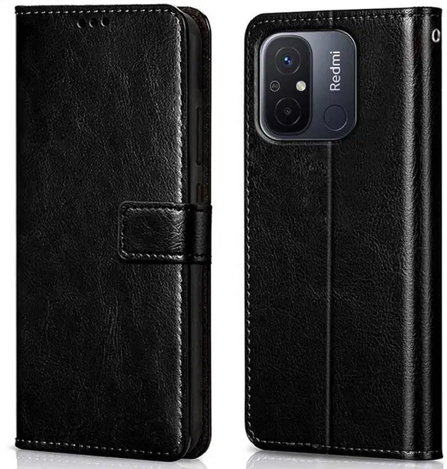 Flip Mobile Cover for REDMI 12C, Multicolor