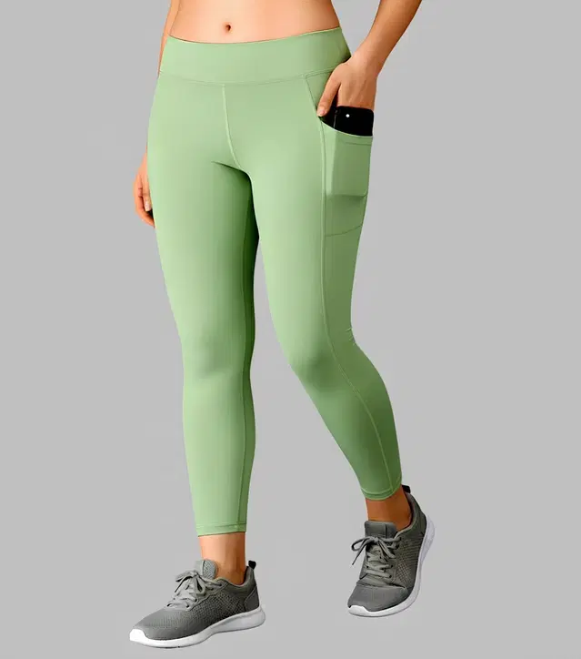 Yoga Pants for Women (Pista, 3XL)