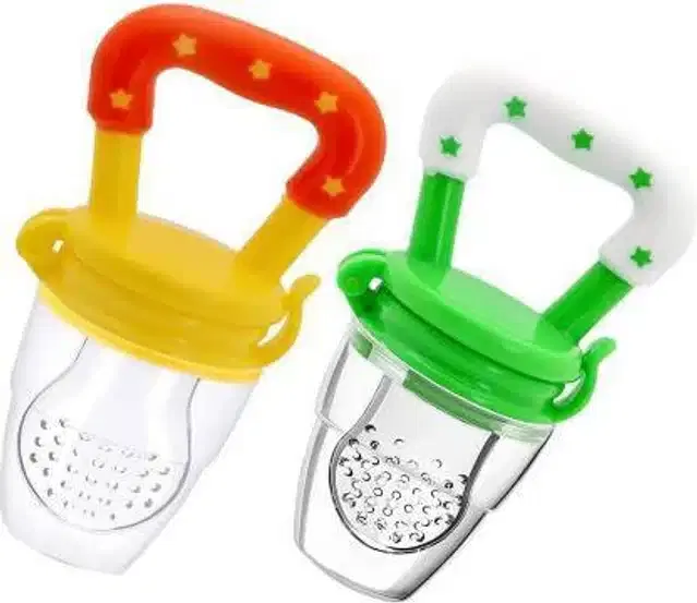 Silicone Fruit Feeder for Kids, Multicolor, Pack of 2