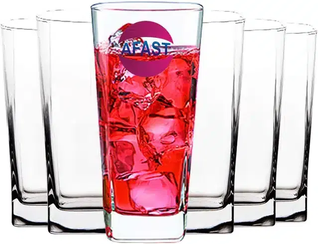 Fancy Water & Wine Glass, 350 ml, Pack of 6