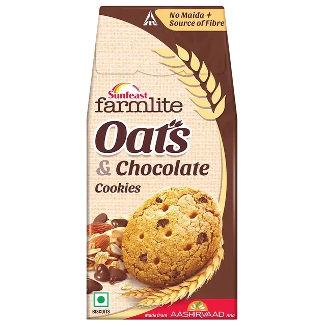 Sunfeast Farmlite Oats and Chocolate Cookies 150 g