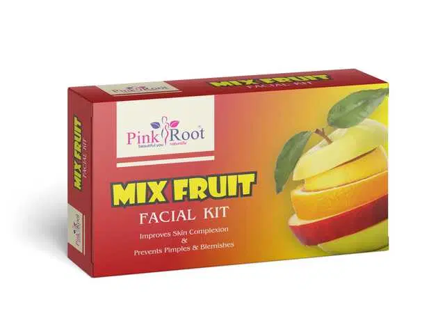 Pink Root Mix Fruit Facial Kit, Pack Of 1, 80 g, MI-224