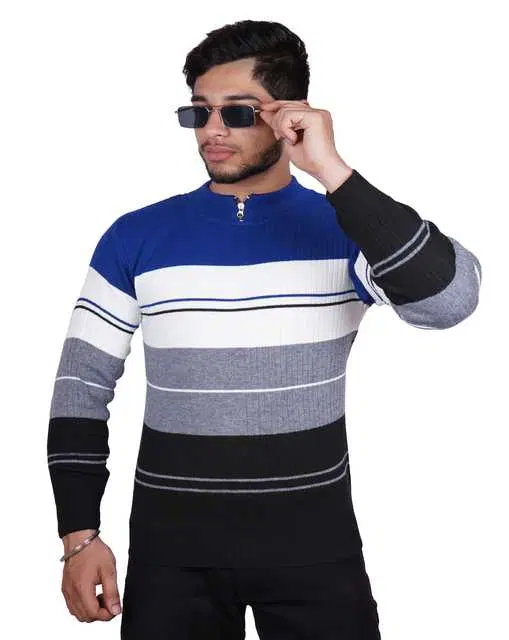 Full Sleeve Sweater for Men (Multicolor, Free Size) (K4)