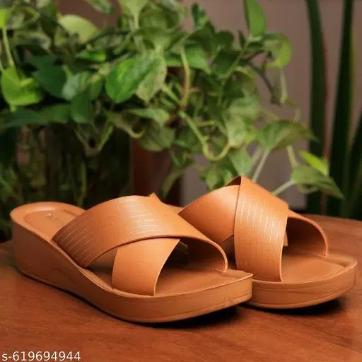 Aerowalk Sandals for Women (Brown, 3) Pack of 2