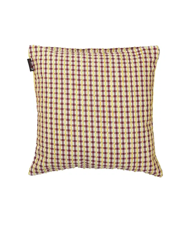 Cotton Cushion Cover, Multicolor, 16x16 inches