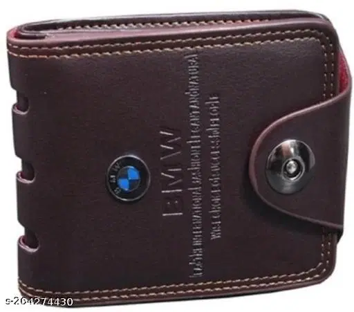 Faux Leather Wallet for Men (Multicolor)