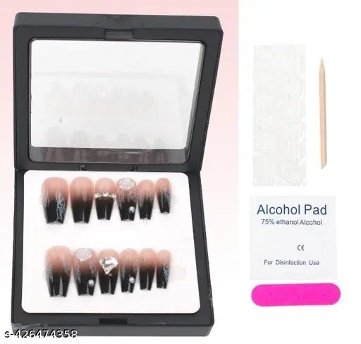 Fake Nails Nail Extension Kit, Multicolor, Set of 1