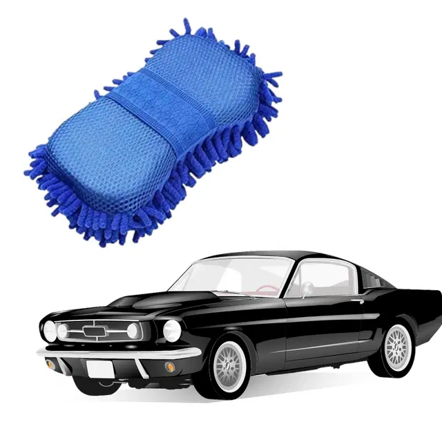Microfiber Premium High Quality Car Cleaning Sponge, Multicolor