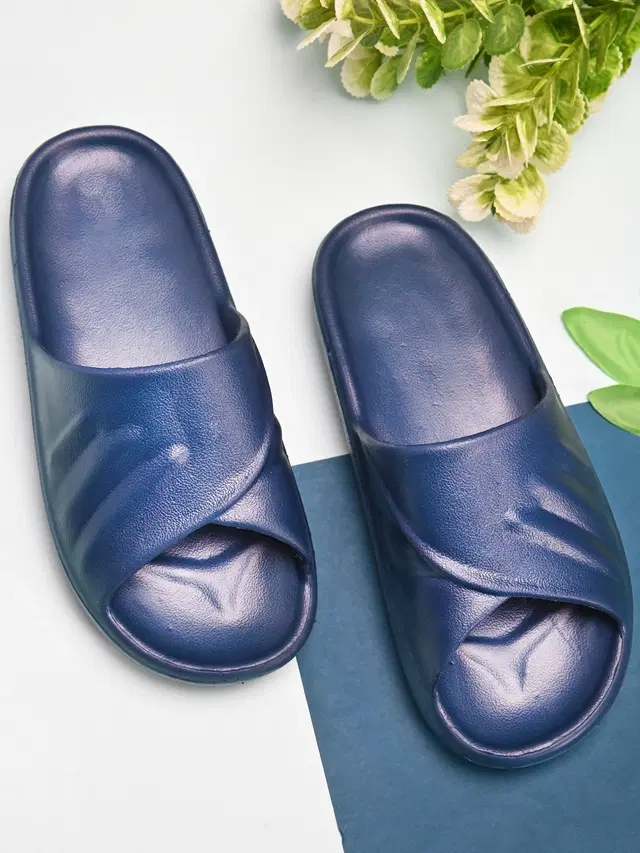 Sliders for Women (Blue, 8)