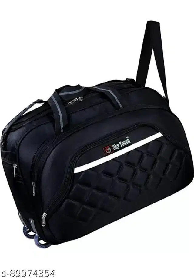 Polyester Duffel Bags, Black