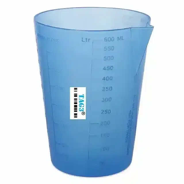 Pallavi Trading Professional Plastic Measure Cup Glass For Kitchen Cooking Baking & Measuring Solids And Liquid