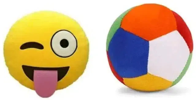 Stuffed Toys for Kids, Multicolor, Set of 2