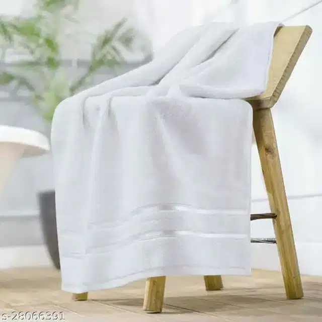 Cotton Bathing Towel, White