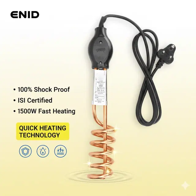 Copper Immersion Rod ,Multicolour, 1500 Watts