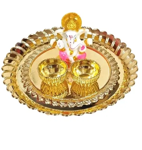 Radha Krishna Printed Bucket Pickari – For Laddu Gopal Ji Holi Celebration
