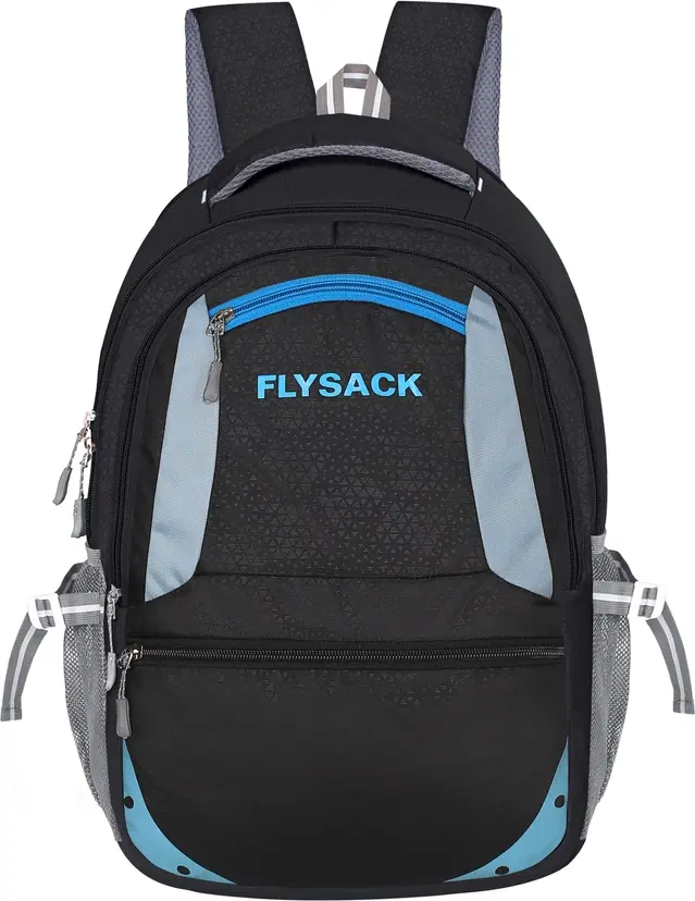 PU Backpack for Men & Women, Black, 35 L