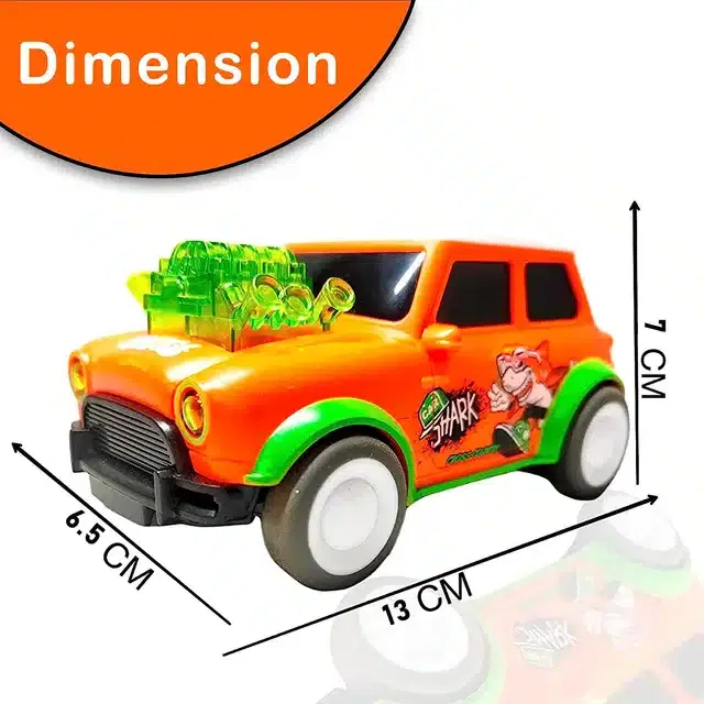 Bobbing Dancing Car Toy, Orange