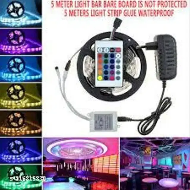 Remote Control LED Strip Lights, Multicolor, 5 m