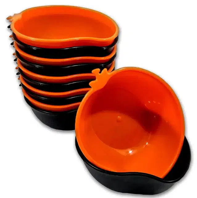 Plastic Snacks & Dessert Bowl Set, Multicolor, Pack of 12