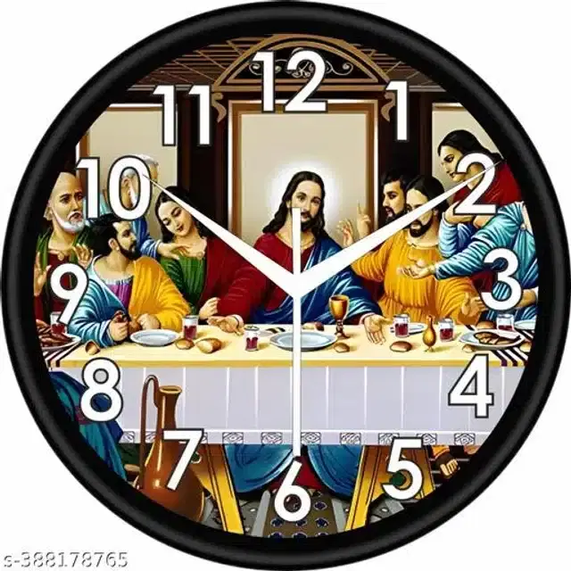 Analog Wall Clock for Home, Multicolor