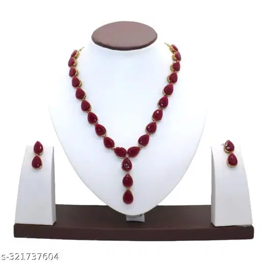 Unique Jewellery Set for Women & Girls, Maroon