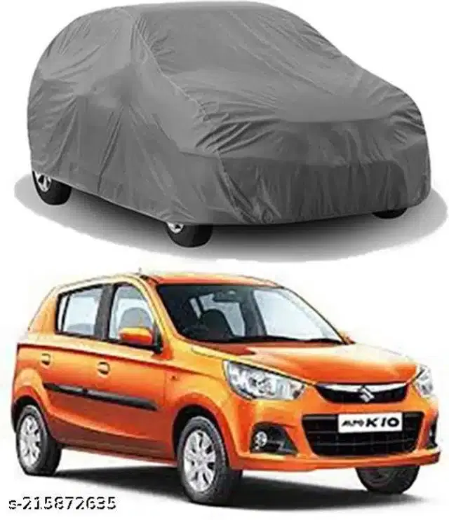 Taffeta Waterproof Car Cover for Maruti Suzuki Alto K10, Multicolor
