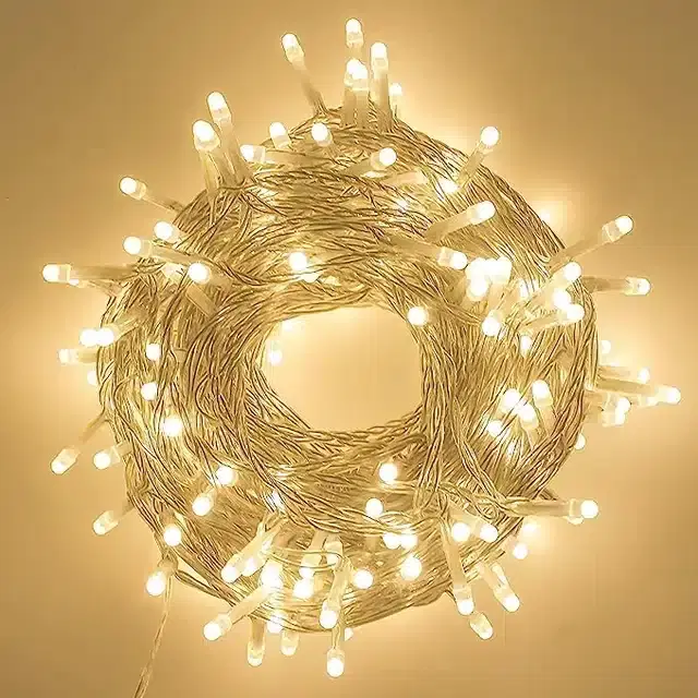 LED String Lights, Yellow, 15 m