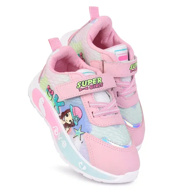 Casual Shoes for Boys (Pink, 13C)