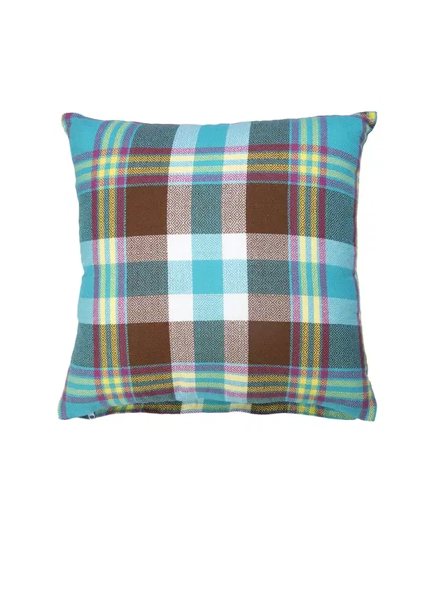 Cotton Cushion Cover, Multicolor, 16x16 inches