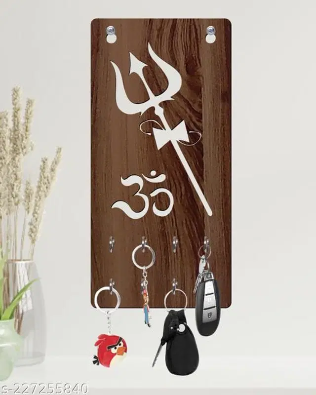 Wooden Key Holder, Brown