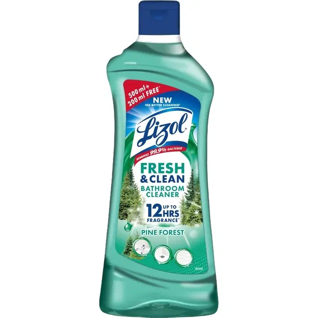 Lizol Fresh & Clean Bathroom Cleaner | Pine 700 ml