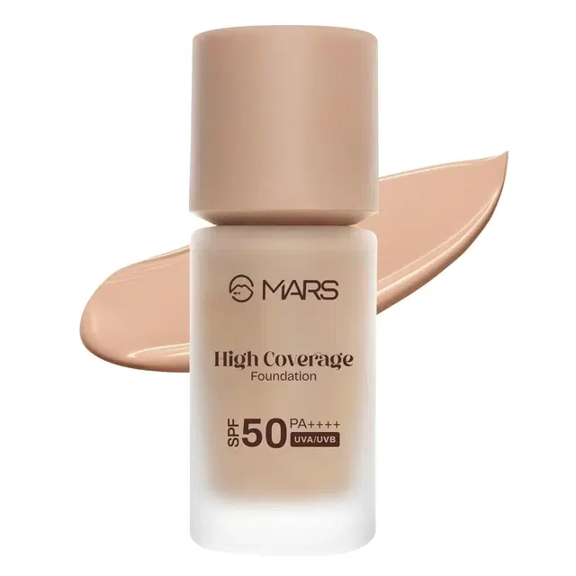 Mars Spf50 Pa++++ High Coverage Foundation (40 ml, Shade-05)