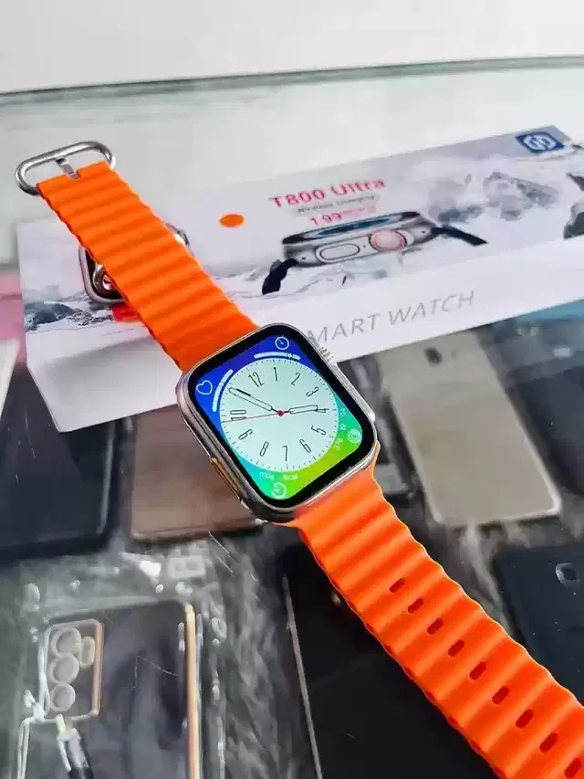 Silicone T800 Ultra Smartwatch, Orange