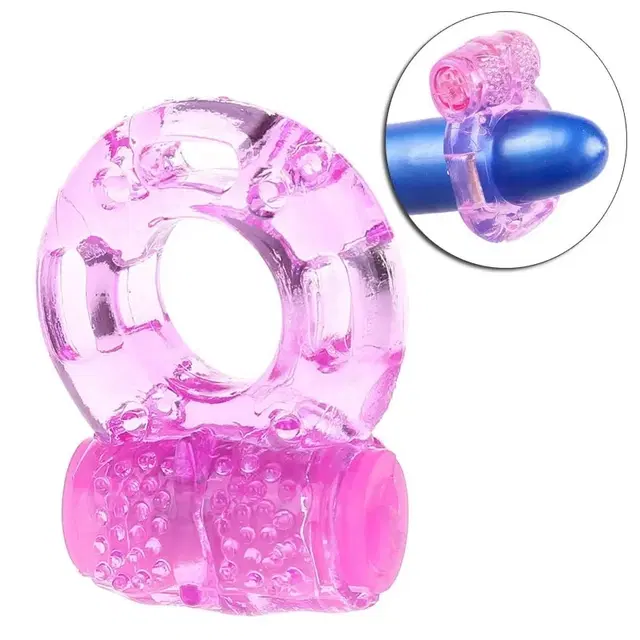 Penis Vibrator Ring for Men, Pink