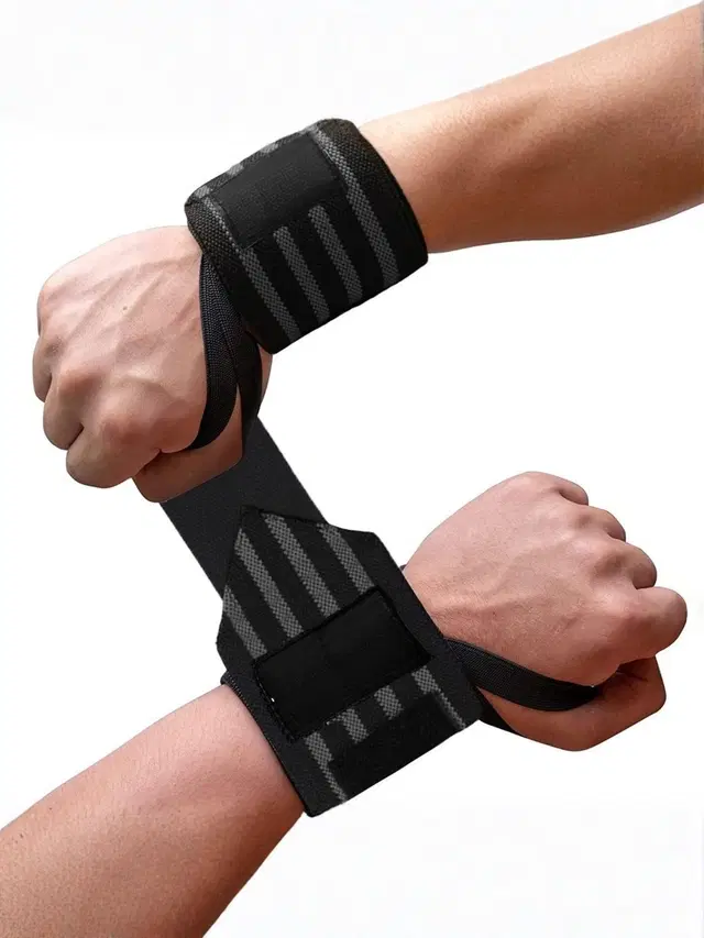 Wrist Support Straps for Gym Training ,(Grey)