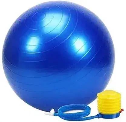 Anti Burst Exercise Gym Ball, With Pump 65 Cm, Blue, Pack Of 1