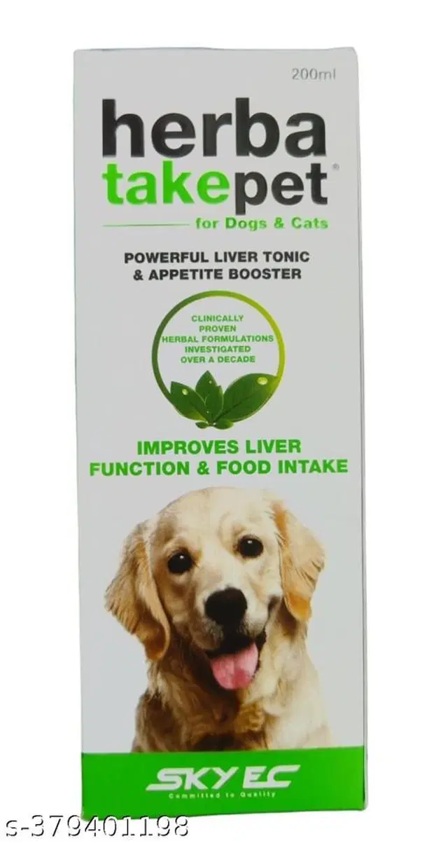 Herba Takepet Powerful Liver Tonic & Appetite Booster for Dogs & Cats, 200 ml